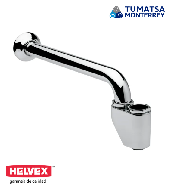 Cespol largo para lavabo. Modelo TV-016-40 marca Helvex