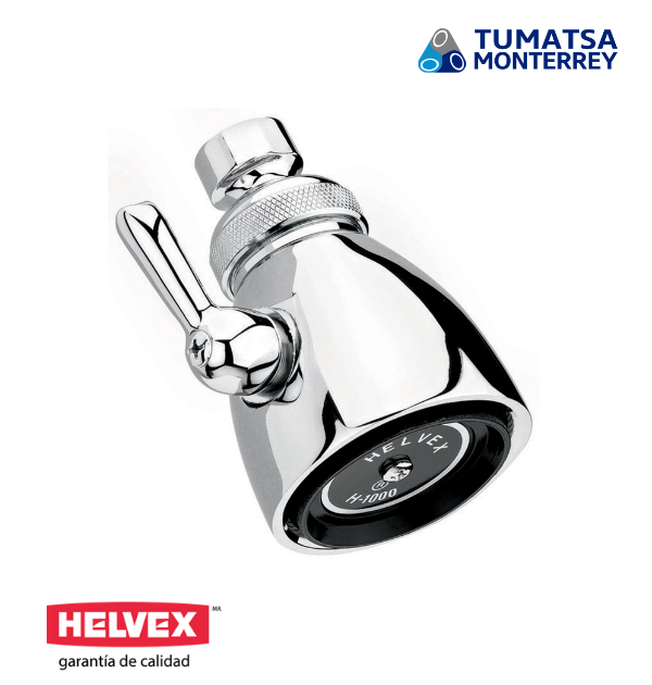 Regadera modelo H-1000 marca Helvex