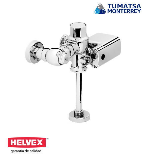 Fluxómetro de sensor para W.C. modelo FC-185-19-0.5 marca Helvex