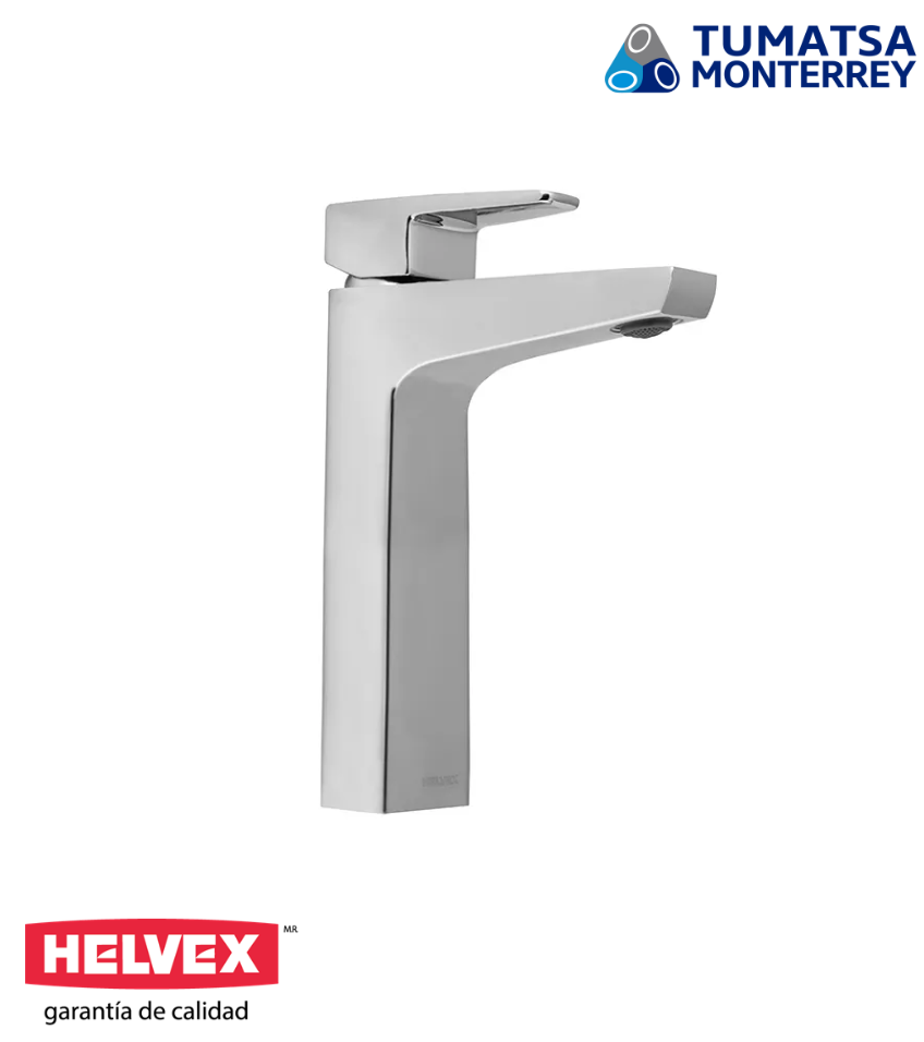 Llave alta de lavabo Piazza modelo PIA-101 marca Helvex