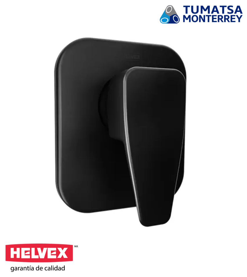 Monomando de regadera Piazza modelo PIA-200-EB marca Helvex