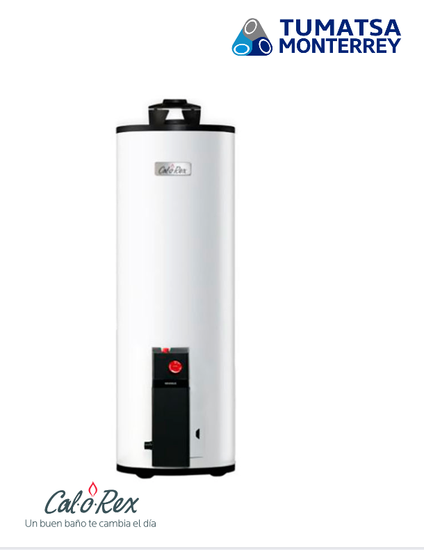 Calentador para Agua de Deposito Calorex G-15 de Gas LP