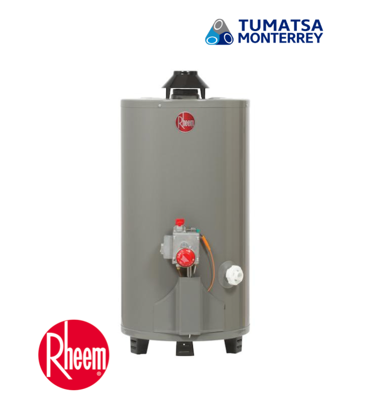 Calentador Para Agua de Alta Recuperacion Rheem 29v13hr/585505 de 13 Galones (48 Litros) Para Gas Natural Blanco