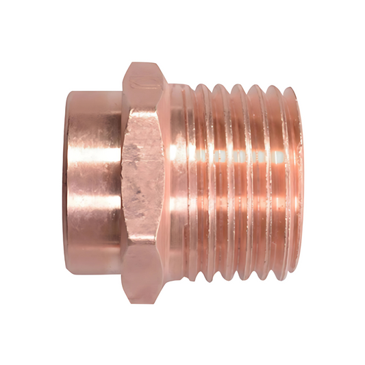 CONECTOR COBRE REDUCCIÓN ROSCA EXTERIOR 19-25