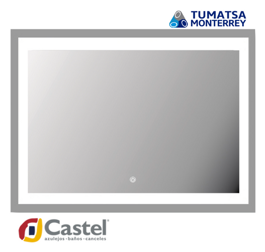 Espejo Rect C/Luz Led Lucerna