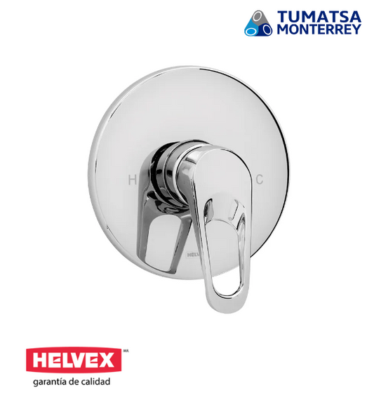 Monomando de regadera modelo E-77 marca Helvex
