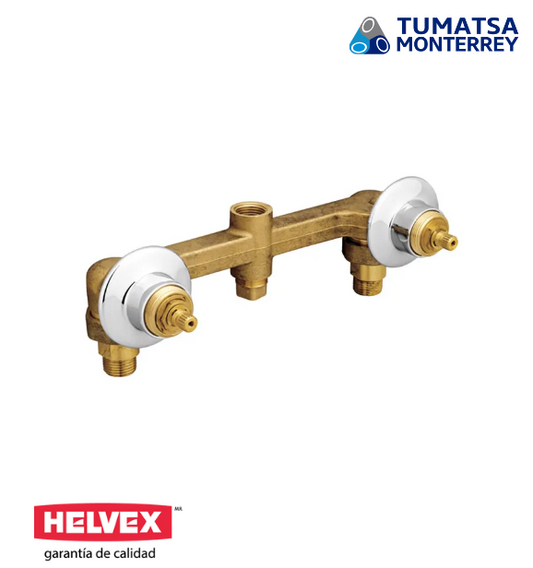 Ensamble para regadera modelo E-50 marca Helvex