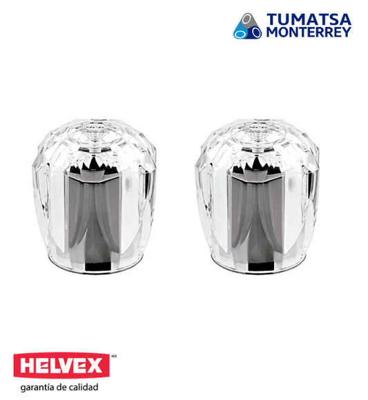 Llaves juego maneral diamante modelo C-4 marca Helvex