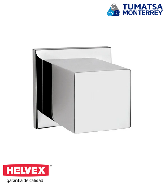 Maneral Central Cuadrado Cromo modelo TH-101 marca Helvex