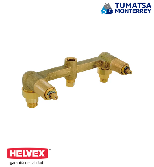 Ensamble para regadera modelo E-50-AQ marca Helvex