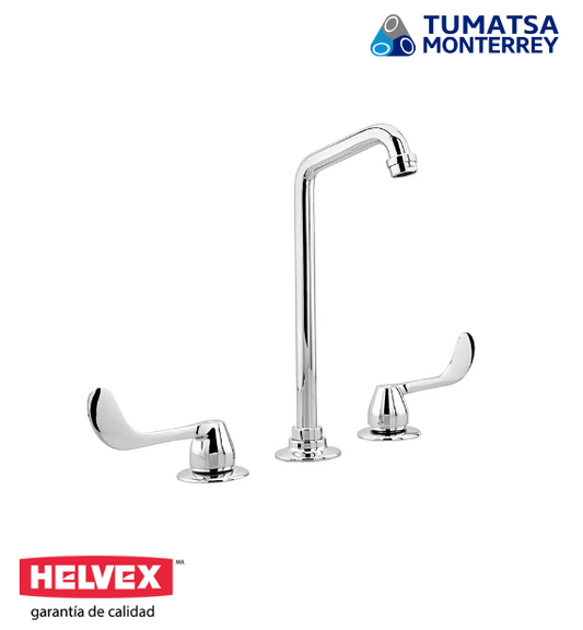 Llave mezcladora para hospital modelo H-13341G marca Helvex