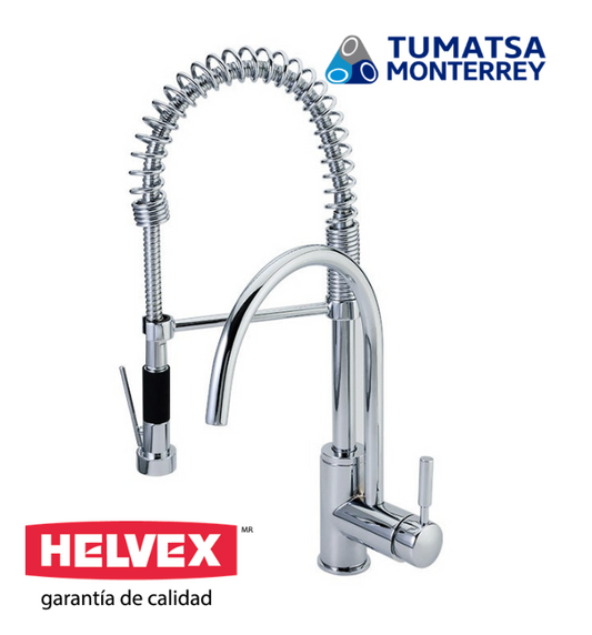 E-308 MONOMANDO DE COCINA DOBLE Helvex