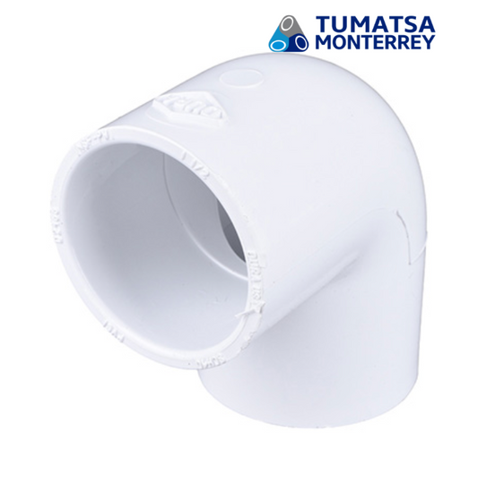 Codo PVC Cedula 40 de 90-38mm
