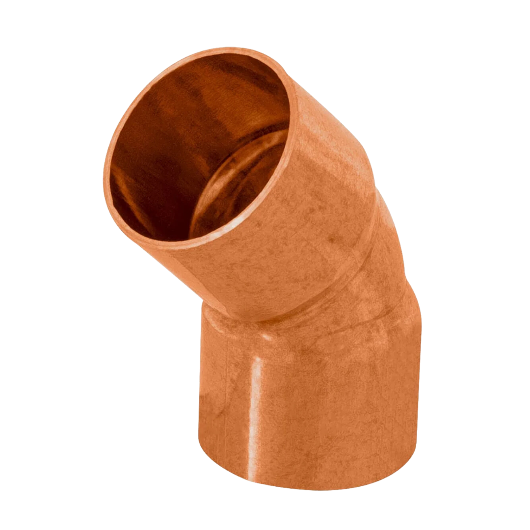 CODO COBRE 45-38MM